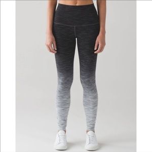 LULULEMON WUNDER UNDER HighRise OMBRÉ Legging  sz6
